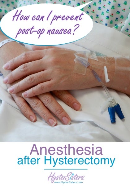 Anesthesia | Preventing Post-op Nausea after Hysterectomy | Pre-Op