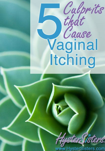 How do you treat vaginal itching due to menopause?