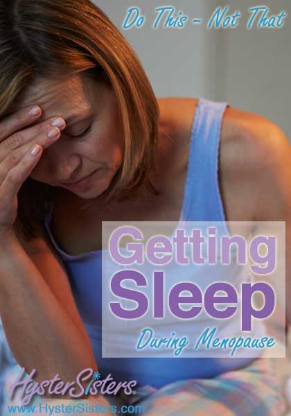 Getting Sleep During Menopause