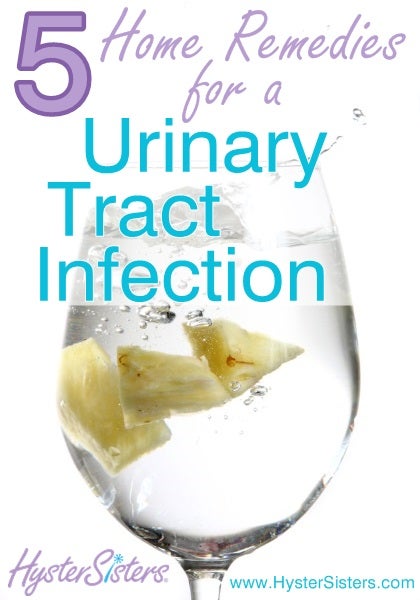 What are some tips for managing a urinary tract infection (UTI) at home?