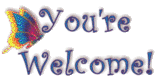 You're Welcome!